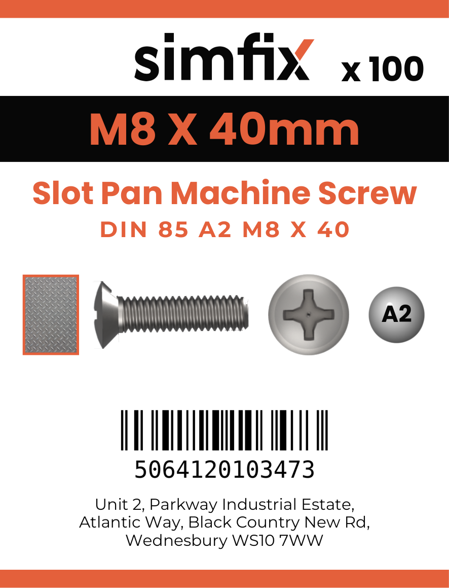 Simfix product label - 85A208040-T
