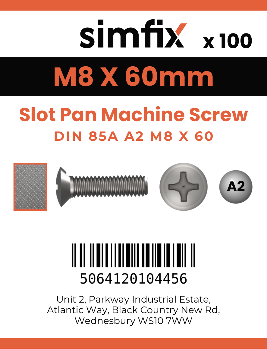 Simfix product label - 85A208060-T