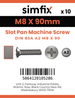 Simfix product label - 85A208090-D