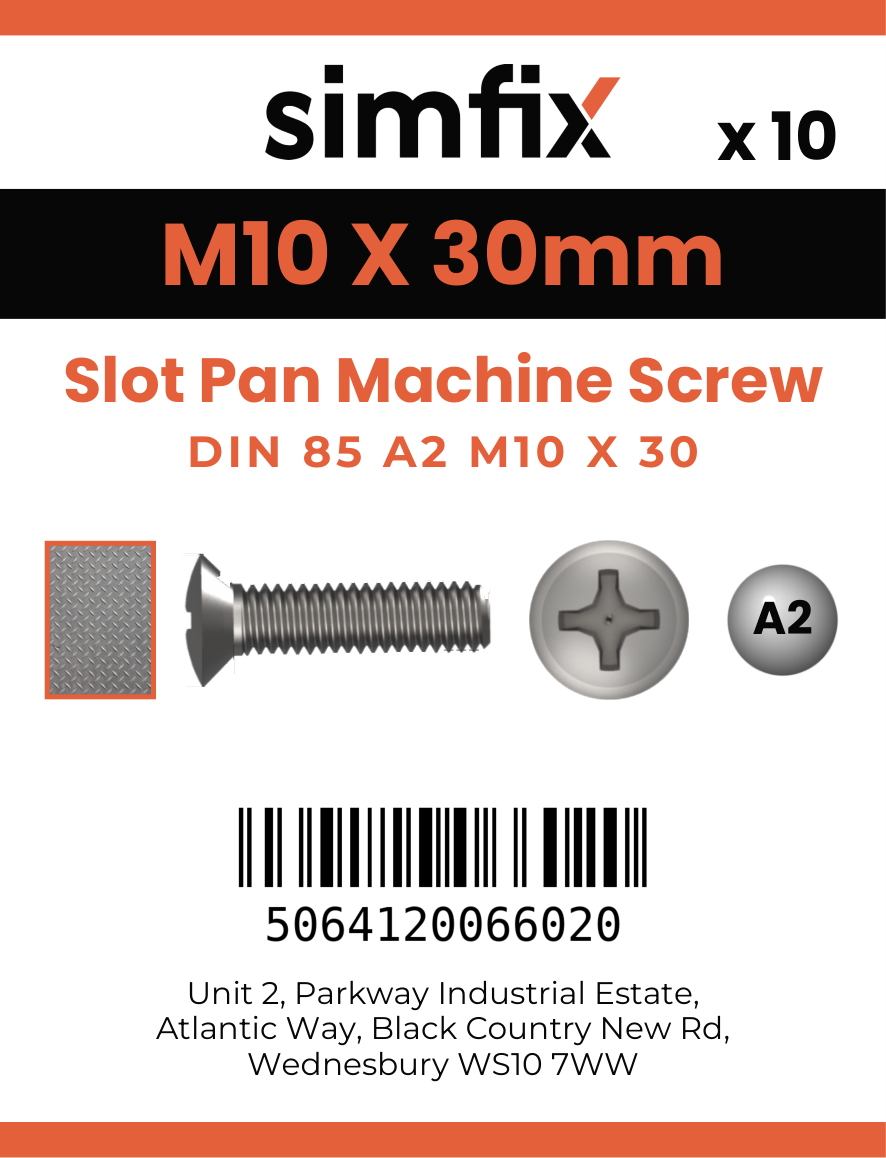 Simfix product label - 85A210030-D