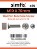 Simfix product label - 85A210070-D
