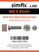 Simfix product label - 85A402008-T