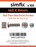 Simfix product label - 85A403008-T