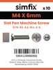 Simfix product label - 85A404006-D