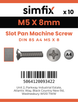 Simfix product label - 85A405008-D