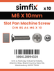 Simfix product label - 85A406010-D