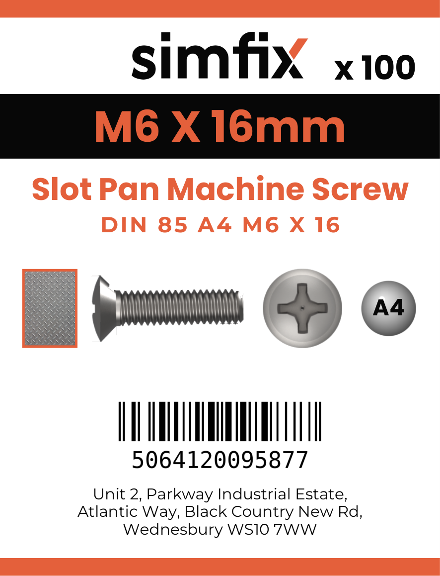 Simfix product label - 85A406016-T