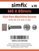 Simfix product label - 85A406080-D