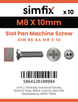 Simfix product label - 85A408010-D