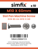 Simfix product label - 85A410060-D