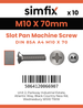 Simfix product label - 85A410070-D