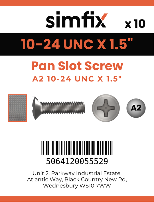 Simfix product label - 85UA21024038-D