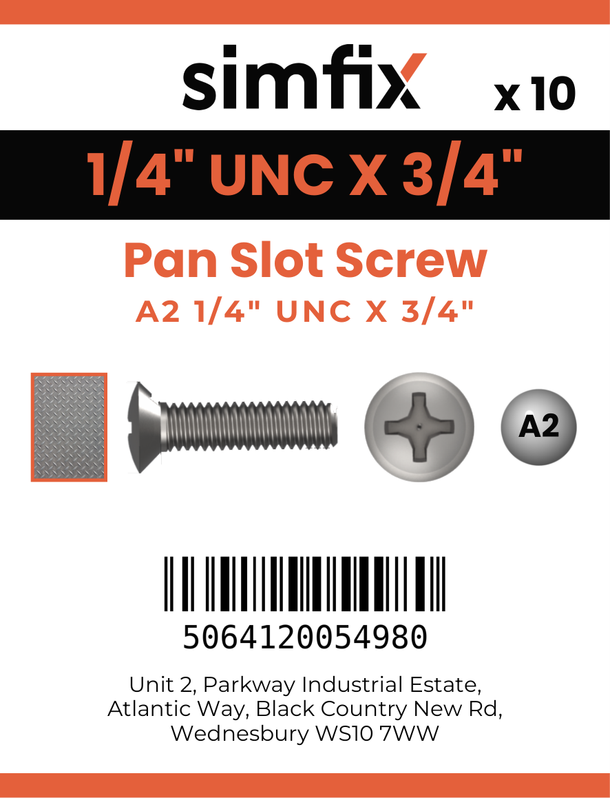 Simfix product label - 85UA214019-D