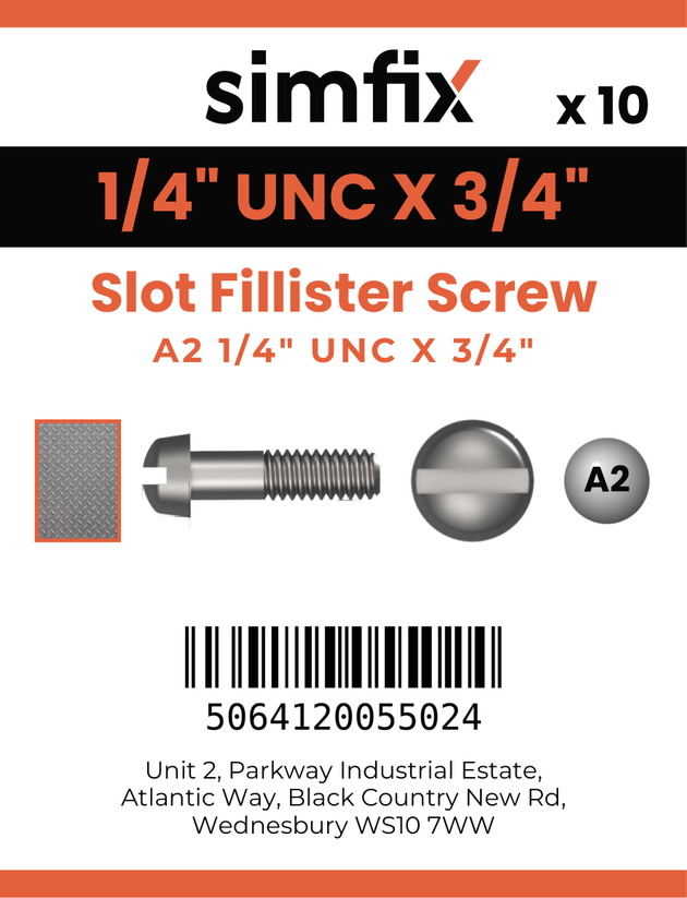Simfix product label - 85UA214019F-D