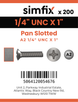 Simfix product label - 85UA214025-T