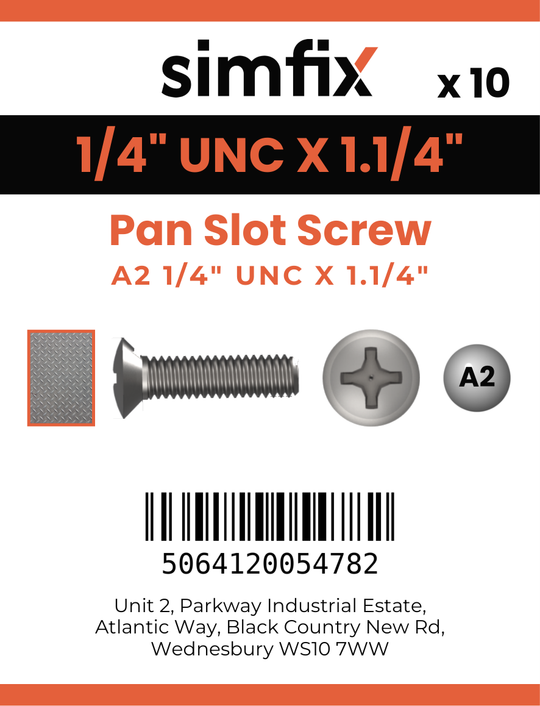 Simfix product label - 85UA214032-D