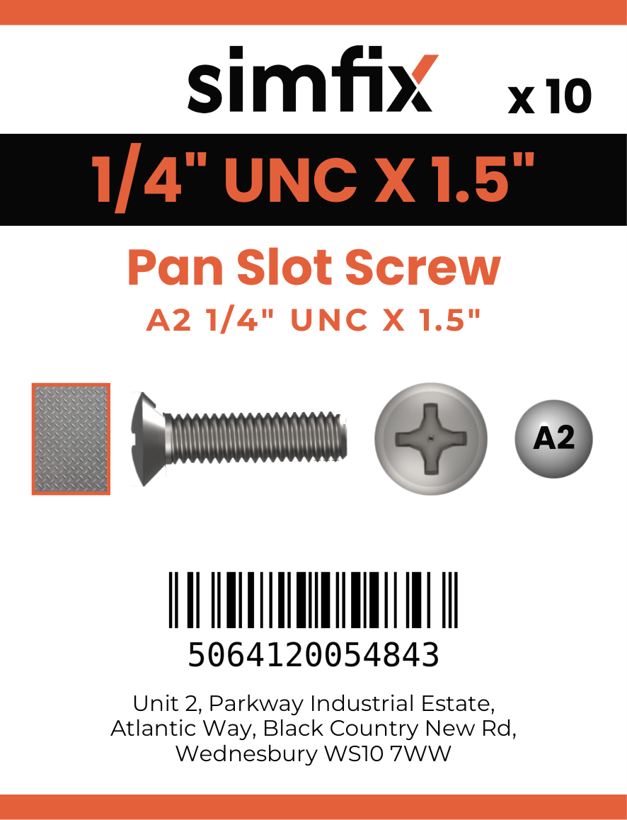 Simfix product label - 85UA214038-D