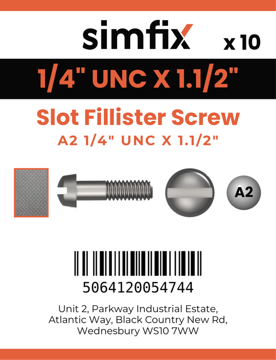 Simfix product label - 85UA214038F-D
