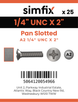 Simfix product label - 85UA214051-D