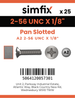 Simfix product label - 85UA2256003-D