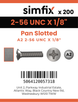 Simfix product label - 85UA2256003-T