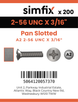 Simfix product label - 85UA2256005-T