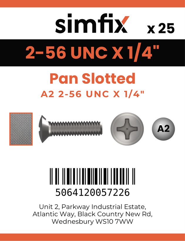 Simfix product label - 85UA2256006-D