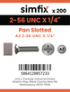 Simfix product label - 85UA2256006-T