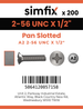 Simfix product label - 85UA2256013-T