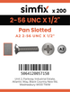 Simfix product label - 85UA2256013-T