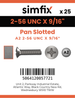 Simfix product label - 85UA2256014-D