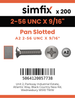 Simfix product label - 85UA2256014-T