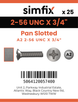 Simfix product label - 85UA2256019-D