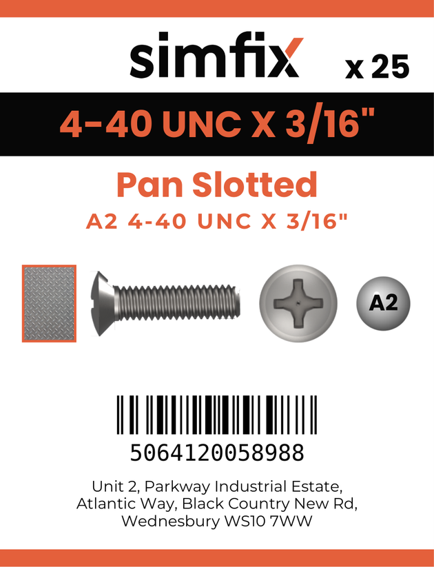 Simfix product label - 85UA2440005-D