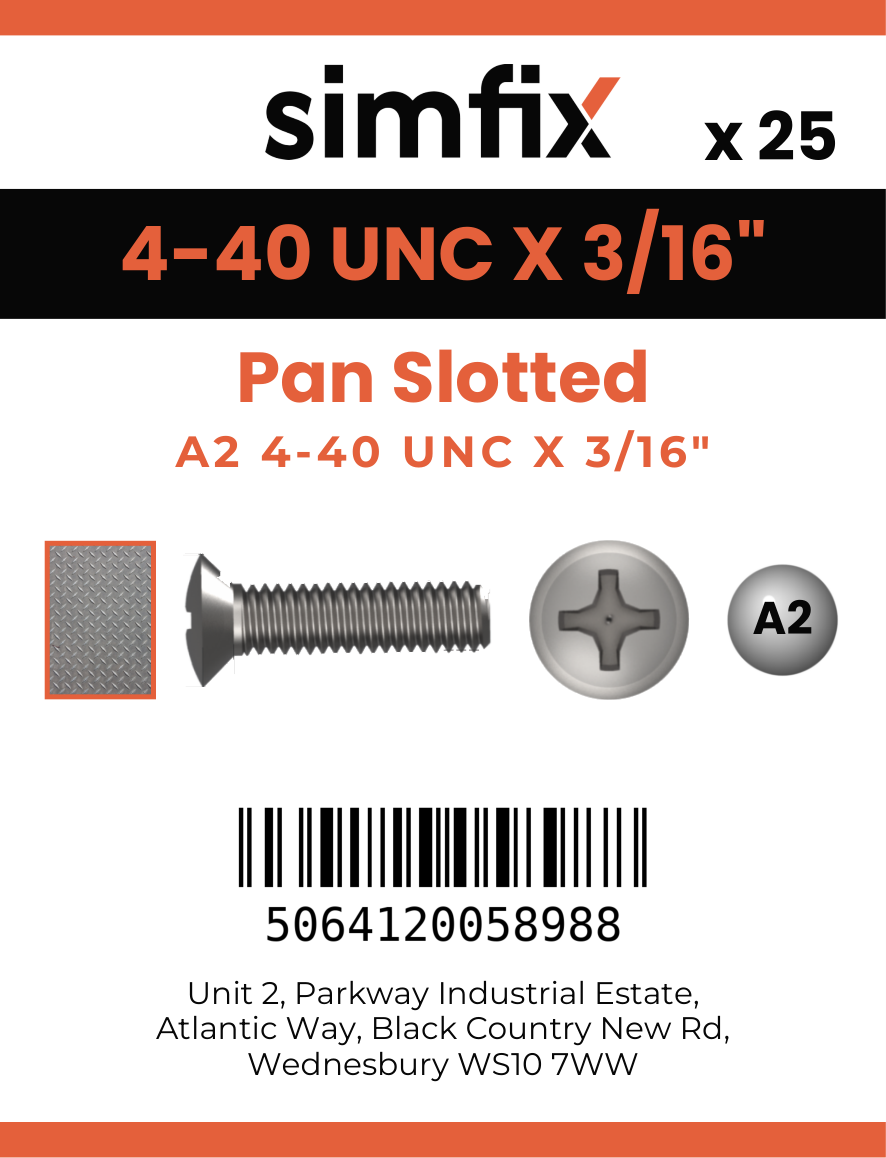 Simfix product label - 85UA2440005-D