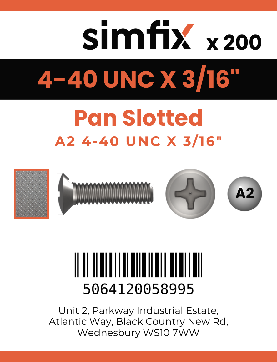 Simfix product label - 85UA2440005-T