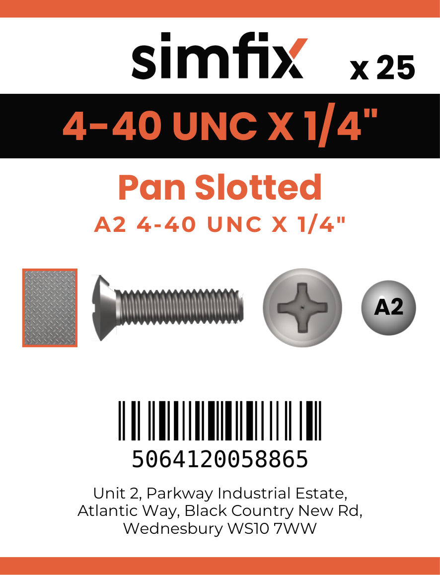 Simfix product label - 85UA2440006-D