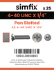 Simfix product label - 85UA2440006-D