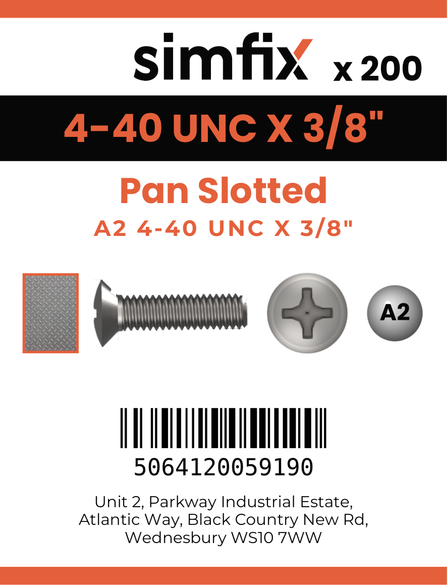 Simfix product label - 85UA2440010-T