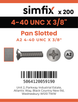Simfix product label - 85UA2440010-T