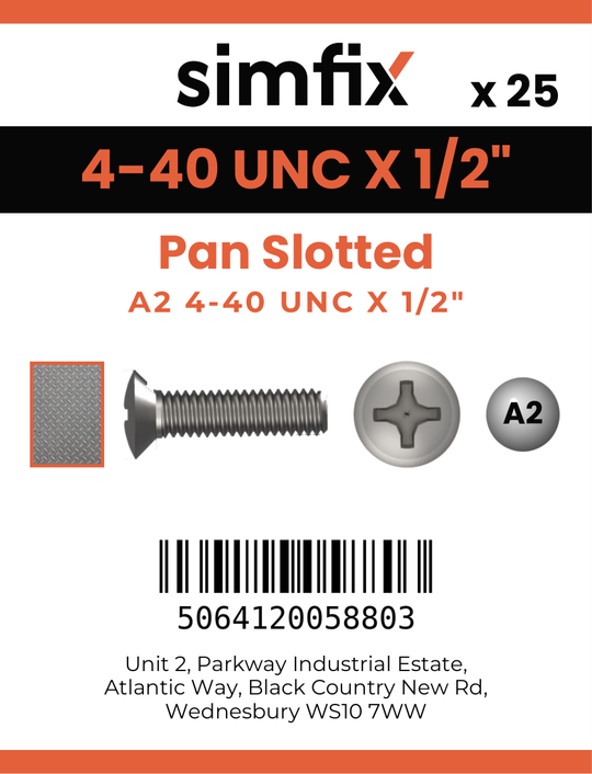 Simfix product label - 85UA2440013-D
