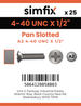 Simfix product label - 85UA2440013-D
