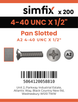 Simfix product label - 85UA2440013-T