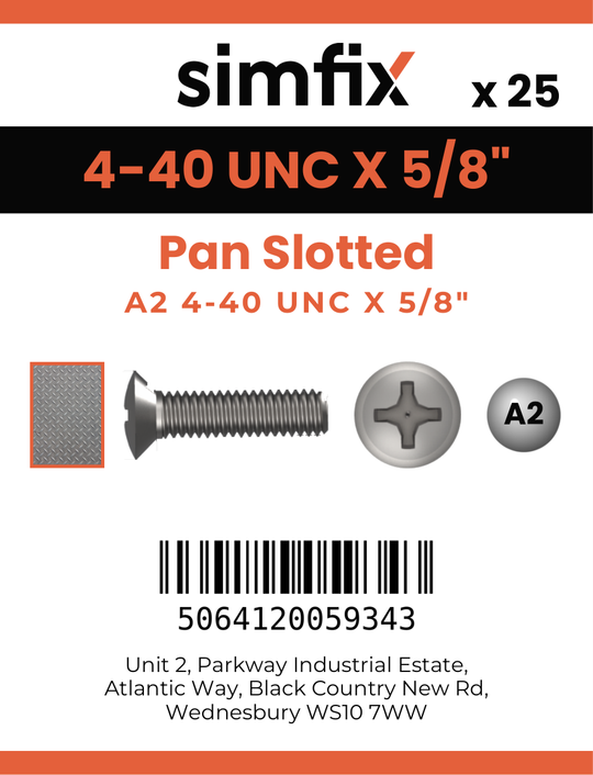 Simfix product label - 85UA2440016-D