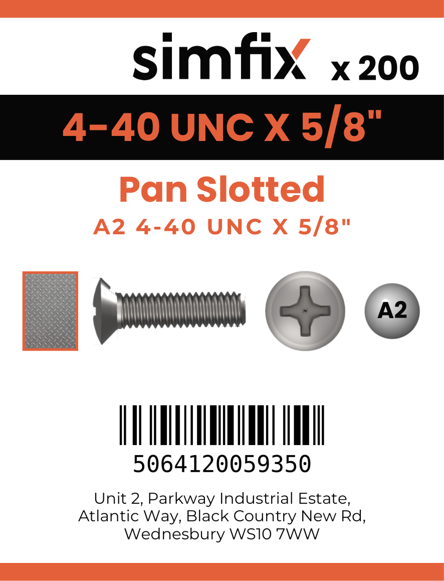Simfix product label - 85UA2440016-T