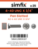 Simfix product label - 85UA2440019-D