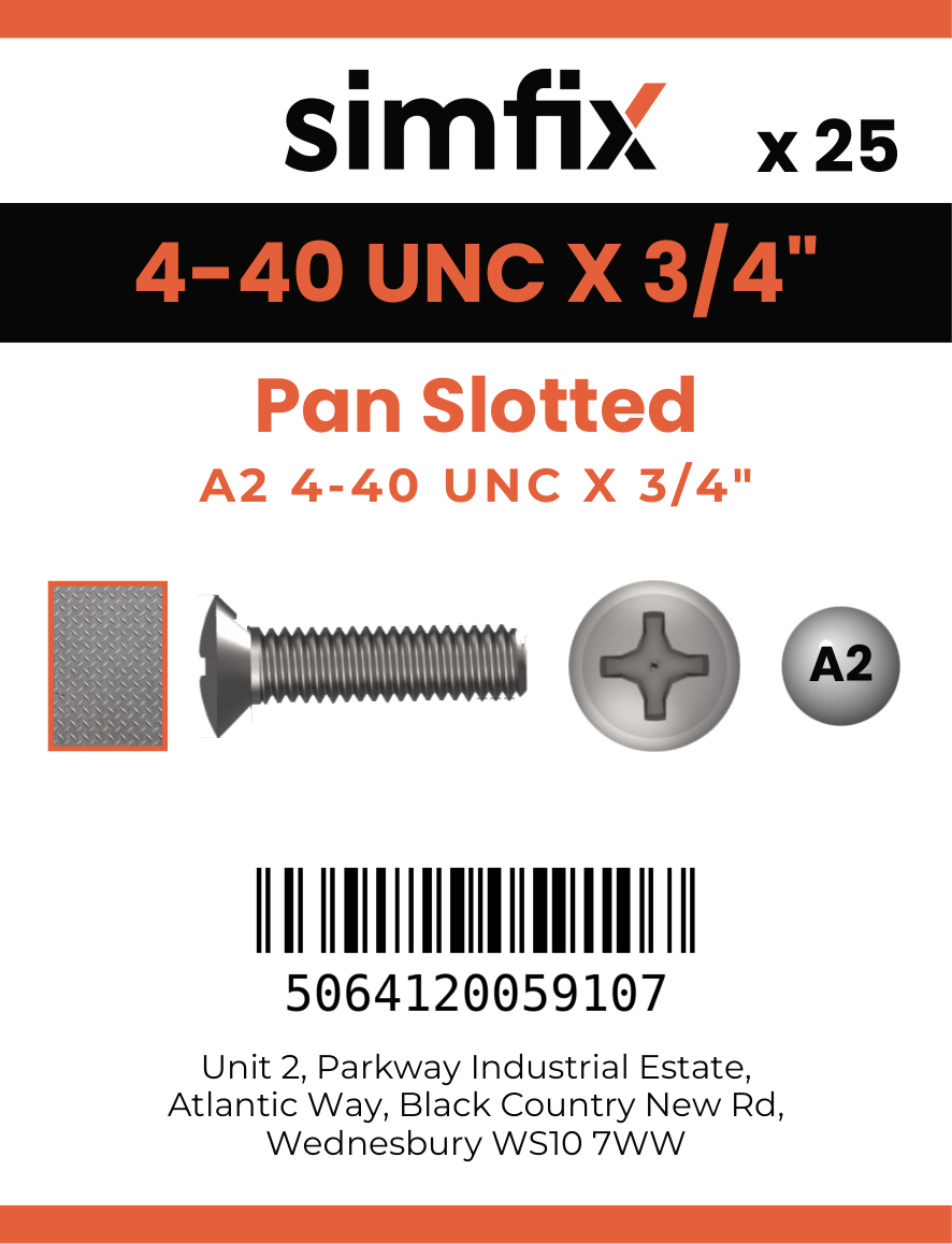 Simfix product label - 85UA2440019-D