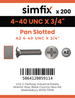 Simfix product label - 85UA2440019-T