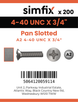 Simfix product label - 85UA2440019-T