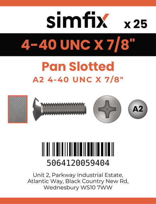 Simfix product label - 85UA2440022-D